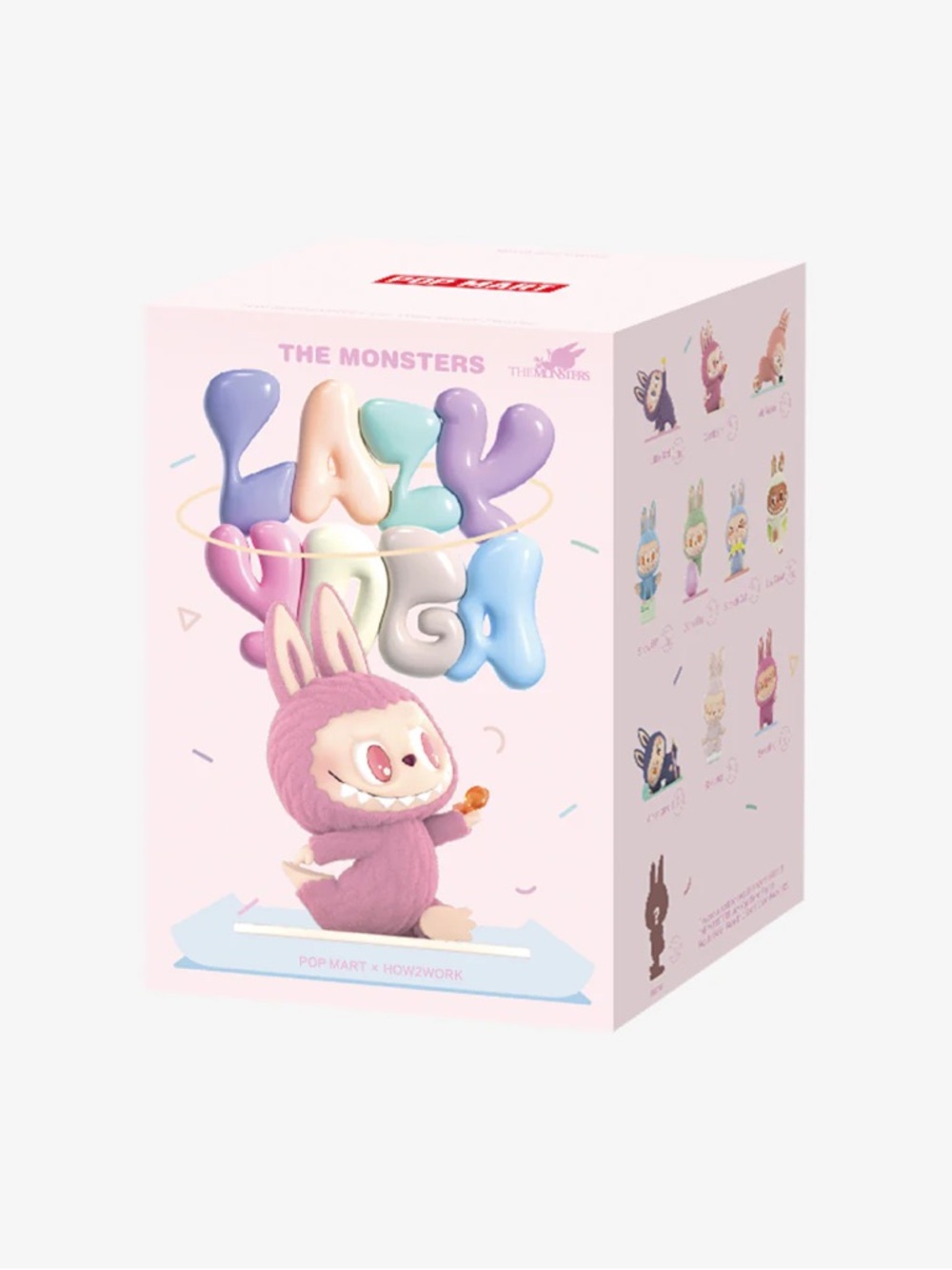 POP MART Labubu The Monsters Lazy Yoga Series Vinyl Figure Lay Down Authentic